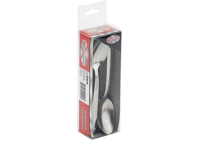 Teaspoon 6" Windsor Clear Pack 2dz.