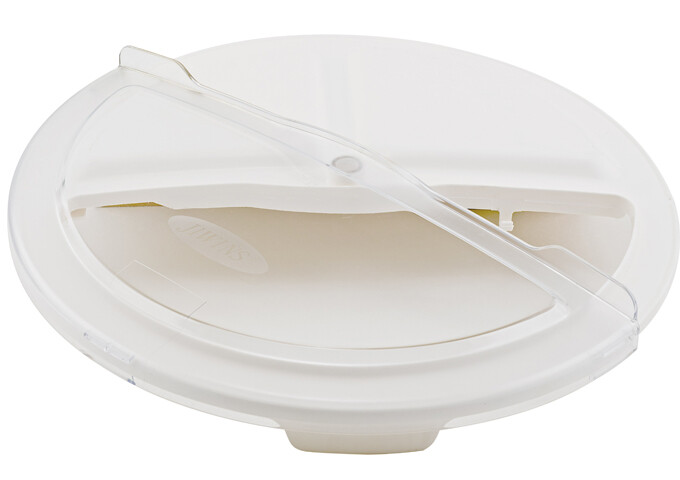 Lid Rotating For 32gal. Food Storage White