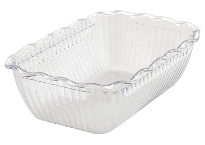 Deli Crock 10"x7"x3" Plastic Clear