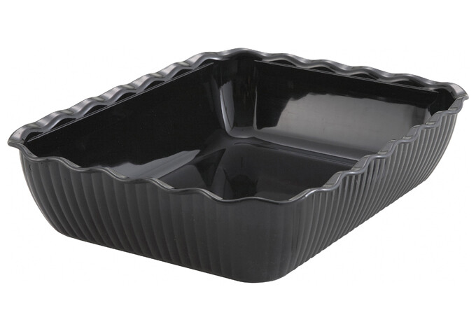 Deli Crock 13"x10"x3" Plastic Black