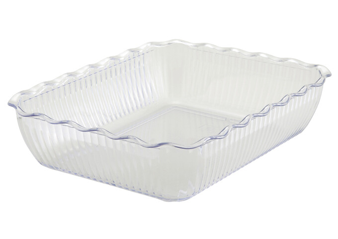 Deli Crock 13"x10"x3" Plastic Clear
