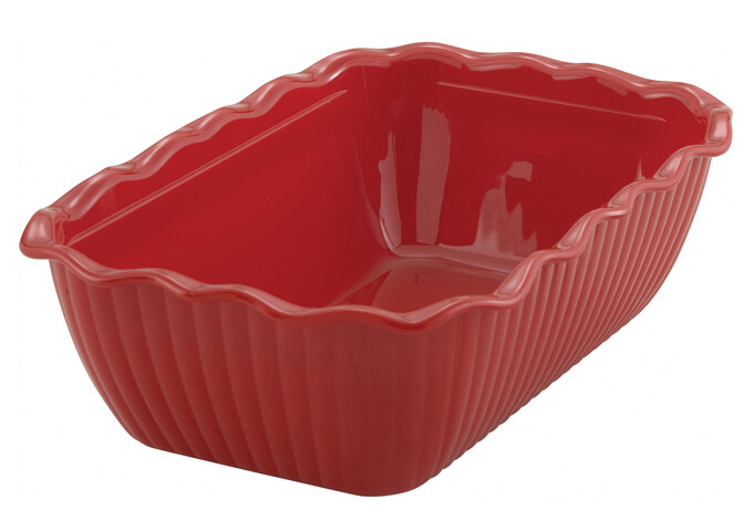 Deli Crock 10"x7"x3" Plastic Red