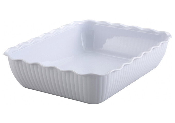 Deli Crock 13"x10"x3" Plastic White