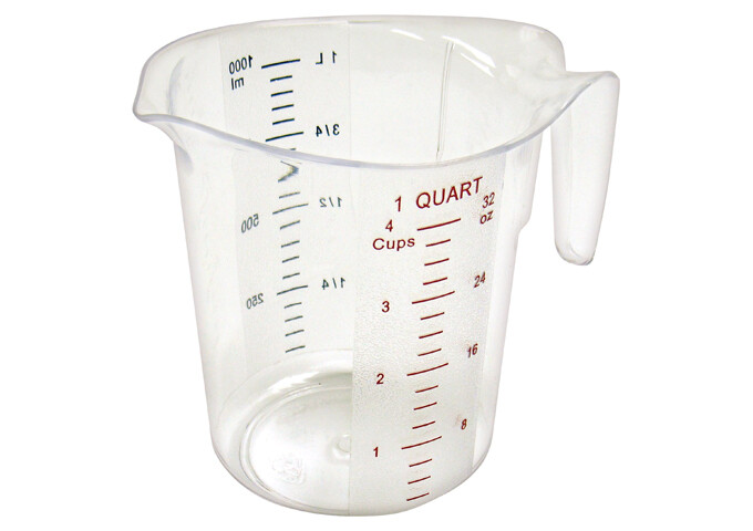 Measuring Cup 1qt. Poly