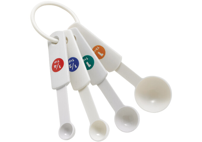 Measuring Spoon 4 Piece Set Plastic