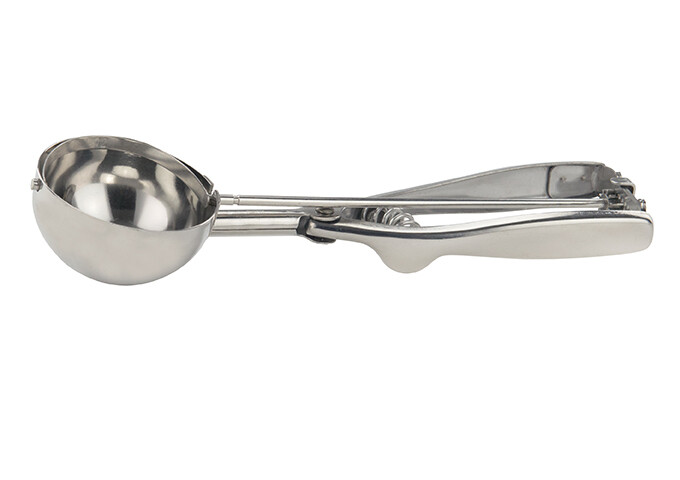 Disher 3-1/4oz. Squeeze S/S