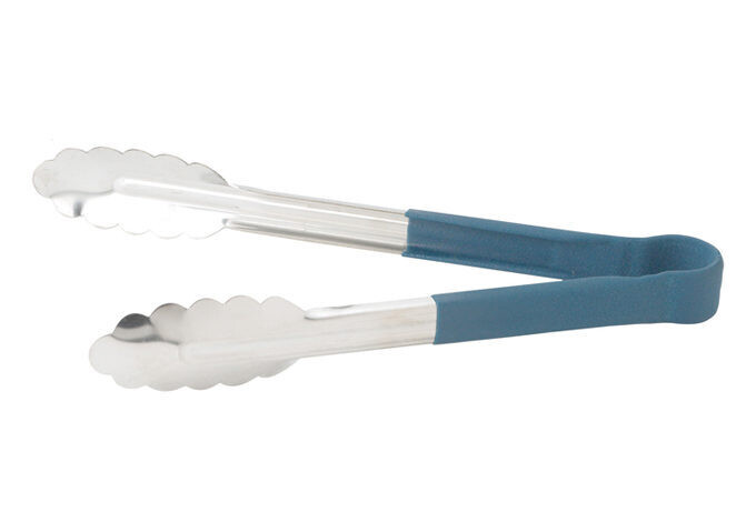 Tong 9" Utility Heat Resist Blue