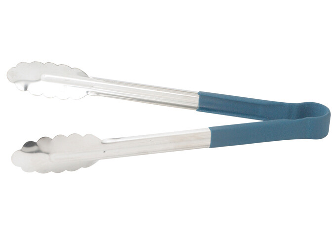 Tong 12" Utility Heat Resist Blue