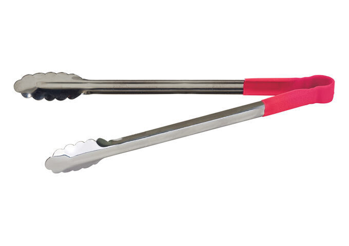 Tong 16" Utility Heat Resist Red