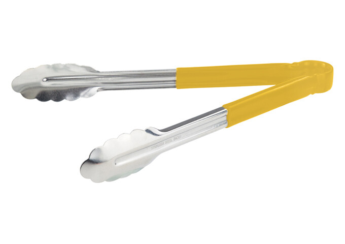 Tong 12" Utility For Cold Yellow