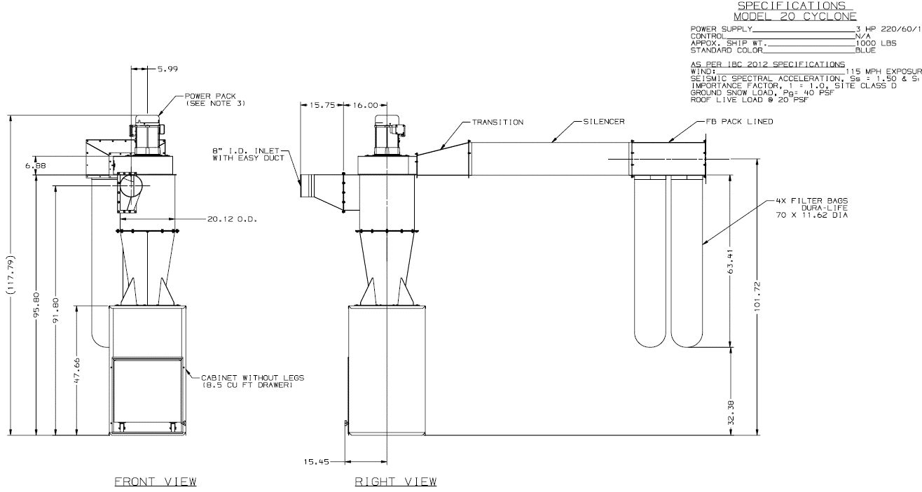 Donaldson Cyclone 20-3 (Q-243663)