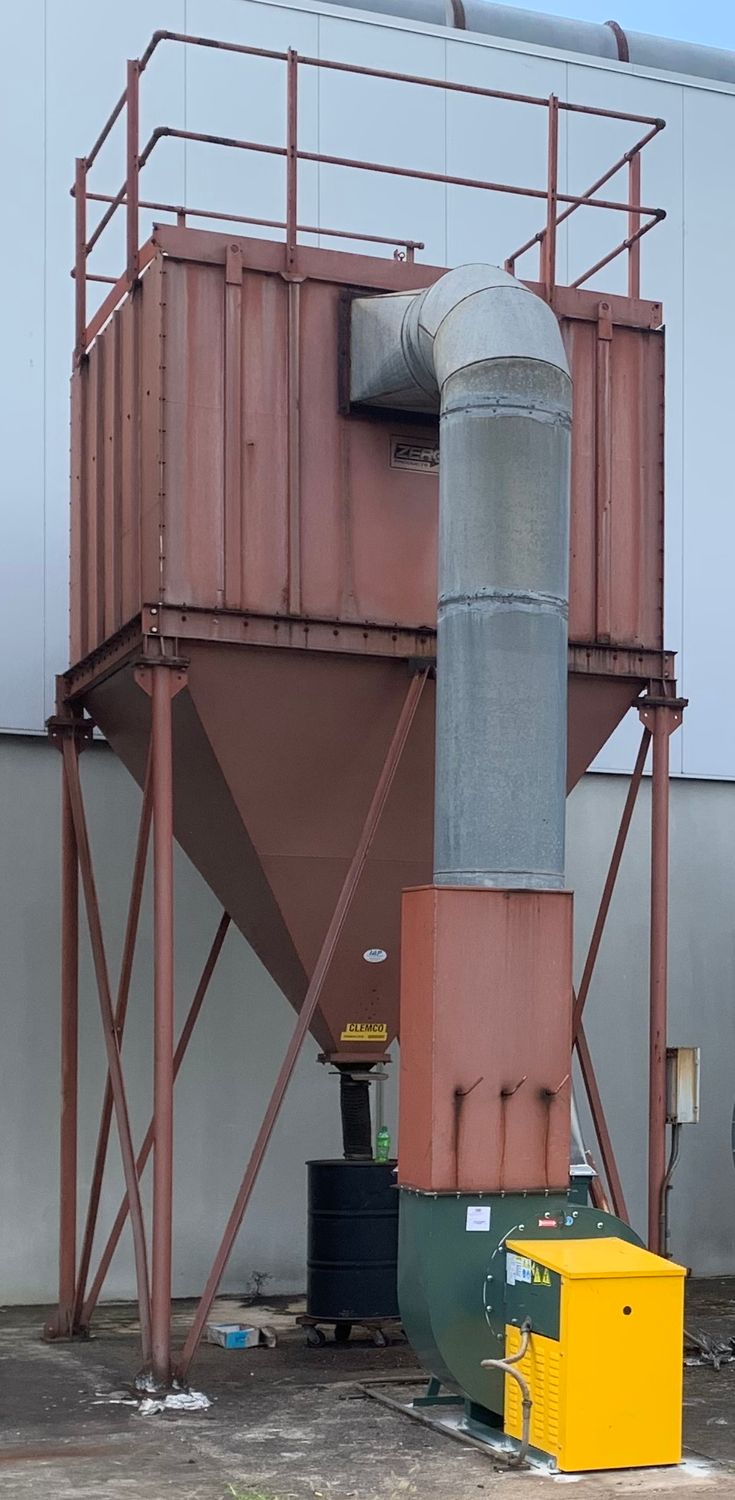 Clemco Dust Collector, 10000 cfm, 15 HP