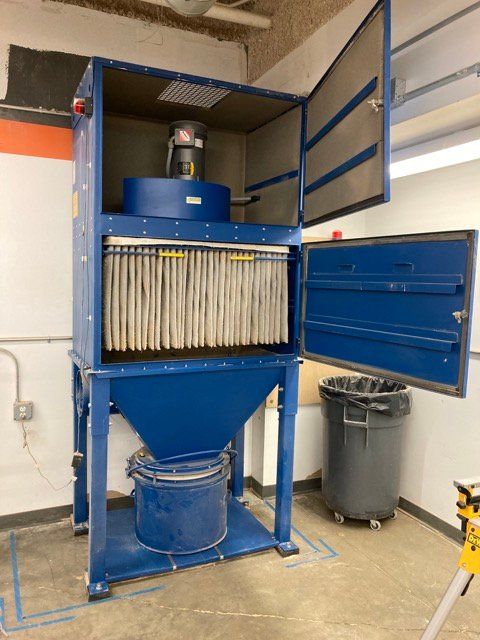Donaldson UMA250 Dust Collector, 5 HP, 208V/3