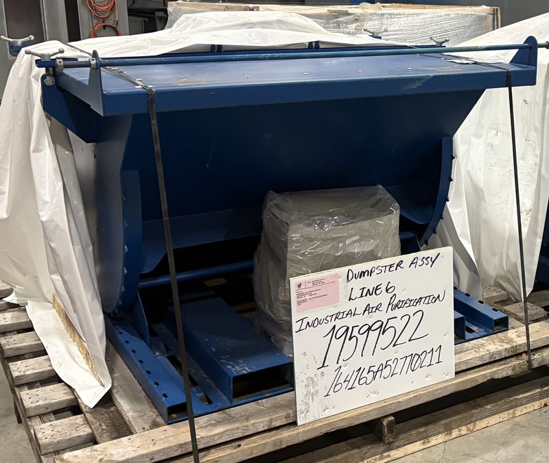 Donaldson Dumpster Assembly w/ Lid 2 Yard Capacity (Q-262331)