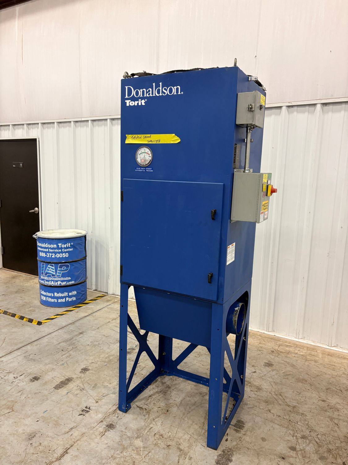 Donaldson WSO20, Used, 208-230V, motor starter with safety disconnect