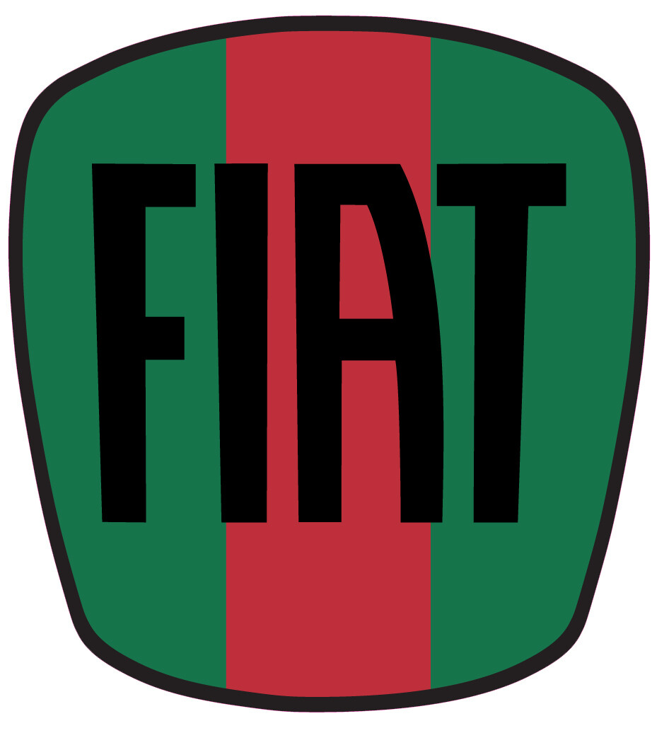 2 Color Fiat 500 Hatchback/Fiat 124 Spider Emblem Cover