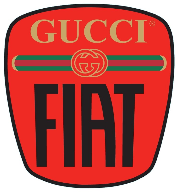 Gucci Fiat Emblem Covers Fiat 500 Hatchback/Fiat 124 Spider