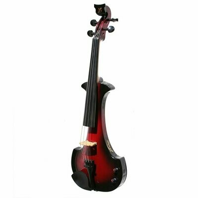 Aquila 4 String Electric Violin Red/Black