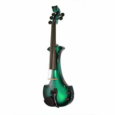 Lyra 5 String Electric Violin Green/Black