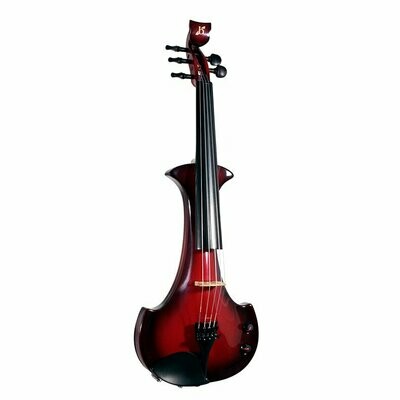 Lyra 5 String Electric Violin Red/Black