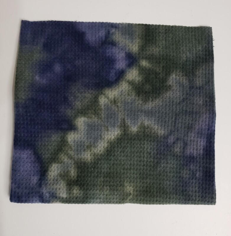 Blue green tie dye sweater romper