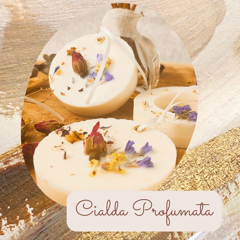 CIALDA di CERA di SOIA PROFUMATA