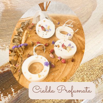 CIALDA di CERA di SOIA PROFUMATA