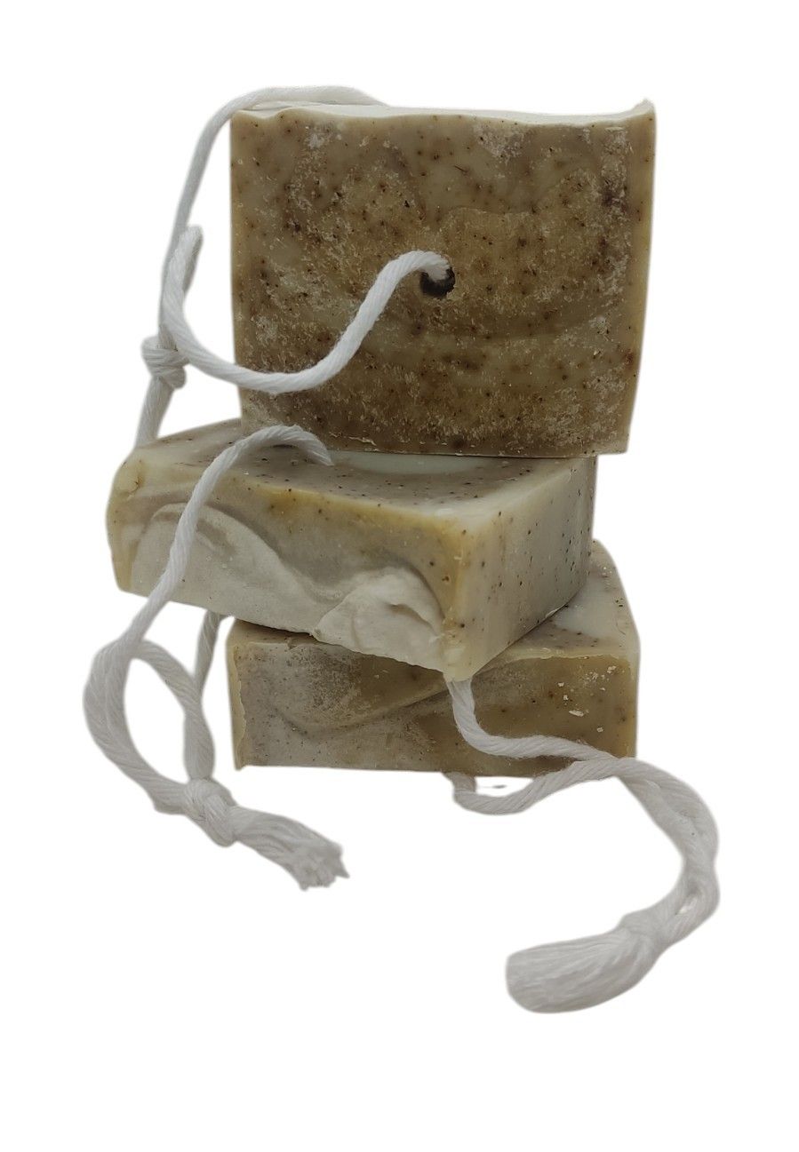 SAPONE SCRUB AL CAFFE&#39; con corda