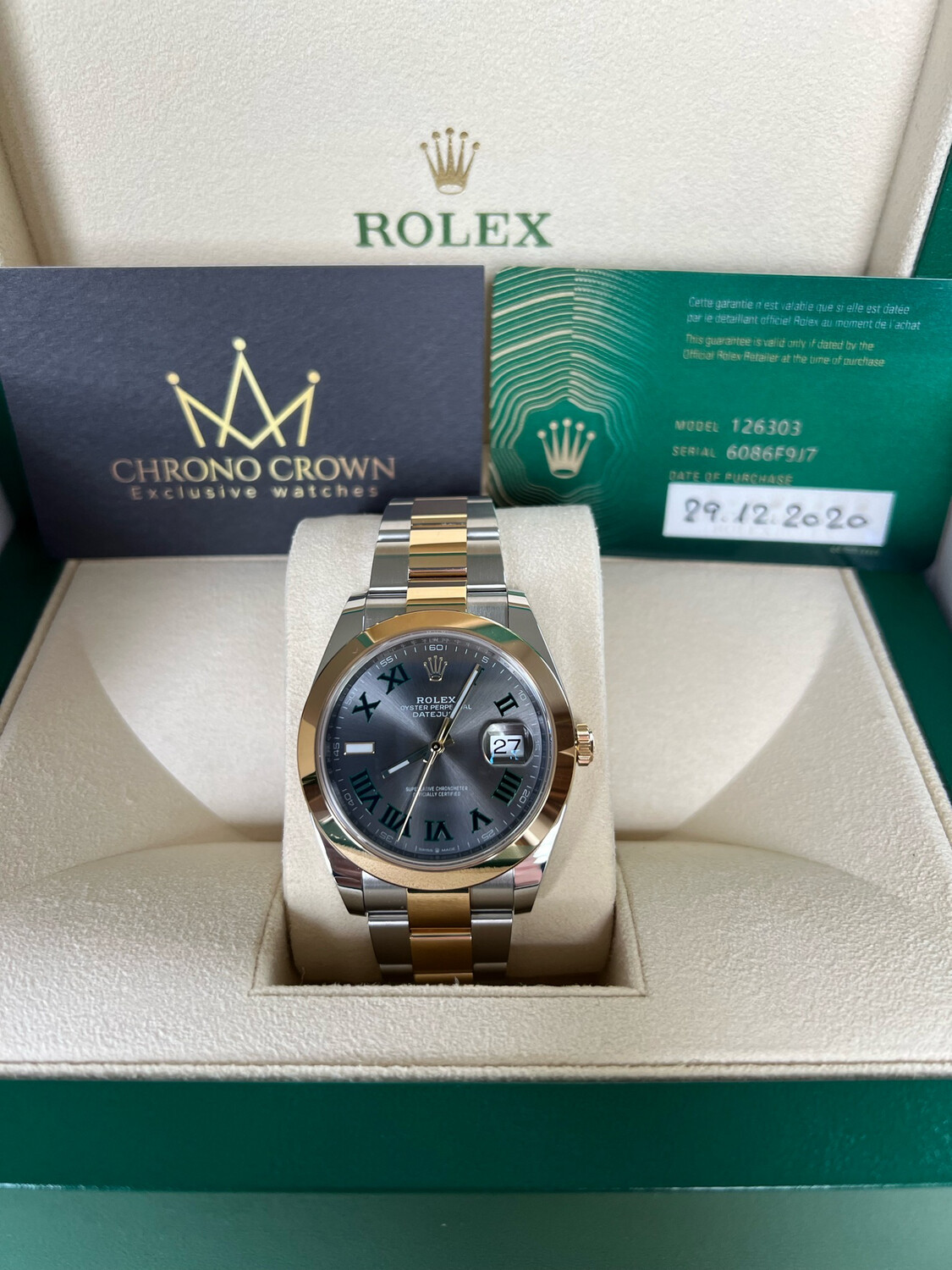 datejust 41mm two tone