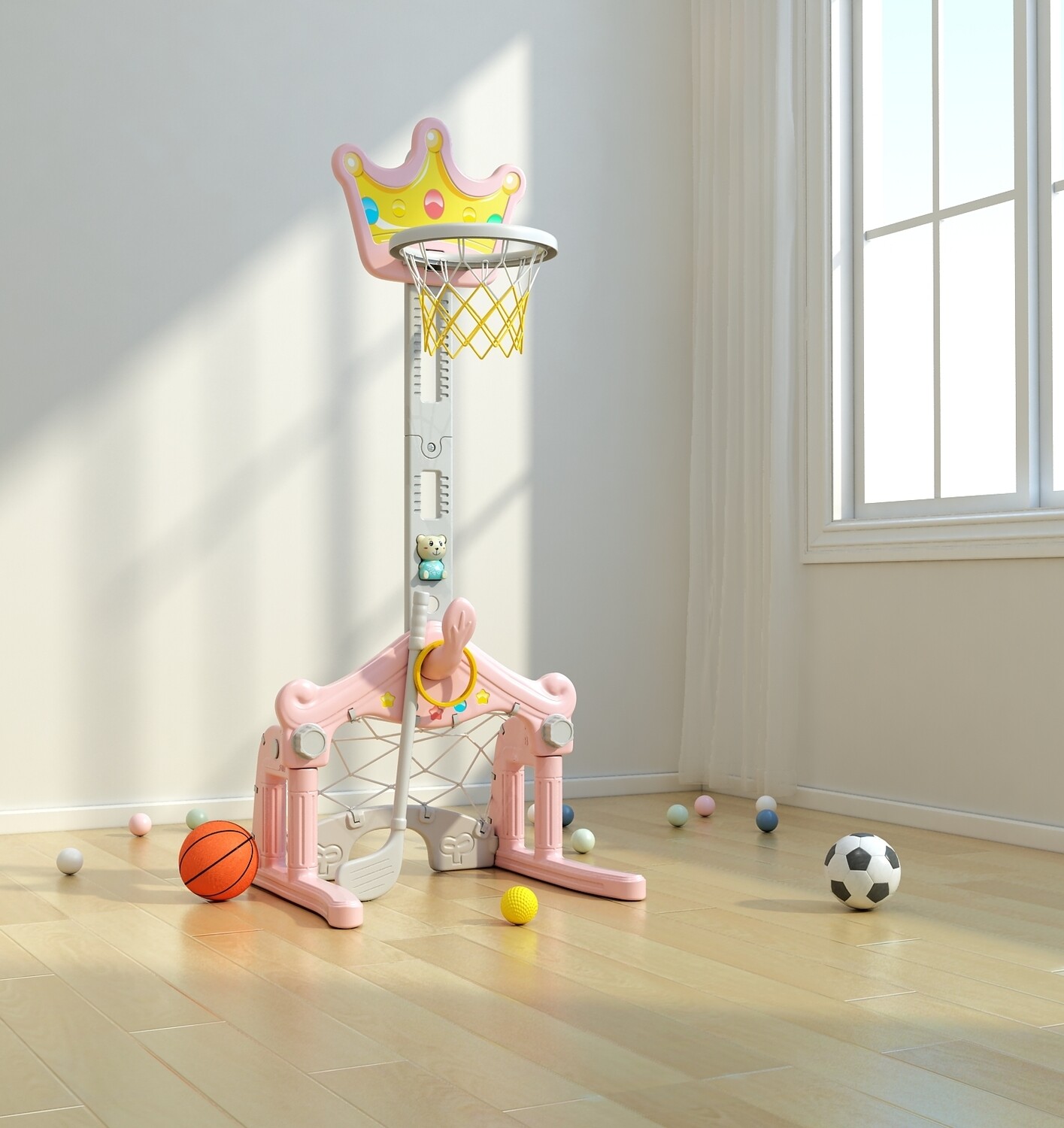4 in 1 Sports Activity - Pink