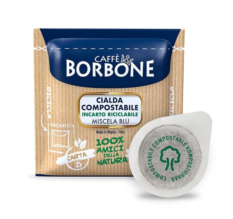 Coffee Pods BLUE Blend Borbone 50 PCs Paper Pods