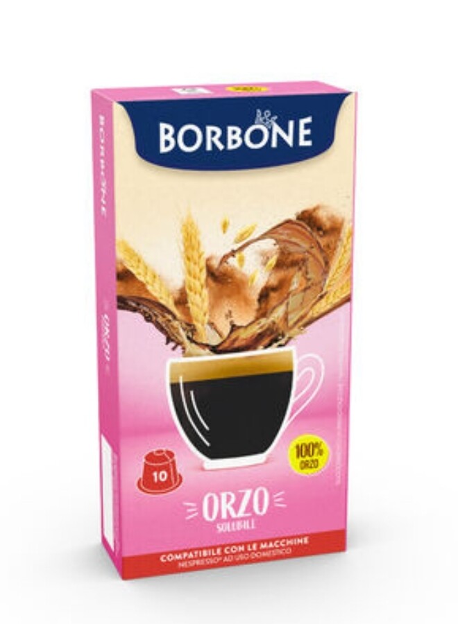 10 Capsules Borbone For INSTANT BARLEY