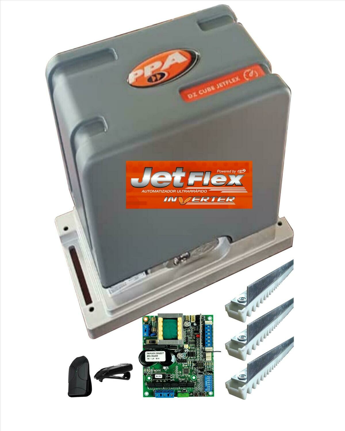 MOTOR DE PORTON DESLIZANTE PPA DZ CUBE 650 JETFLEX