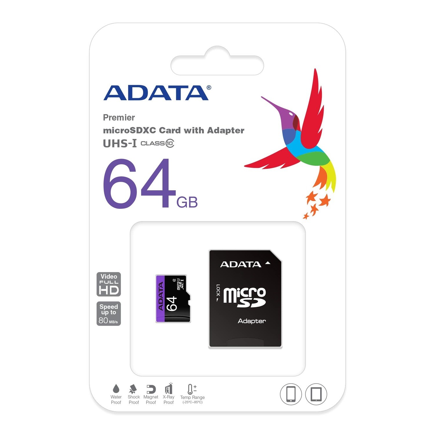 Memoria Micro Sd 64 GB Adata Clase 10 A
