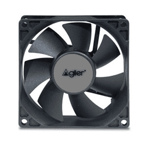 Fan Cooler (Ventilador) AGILER para Pc 80mm Negro