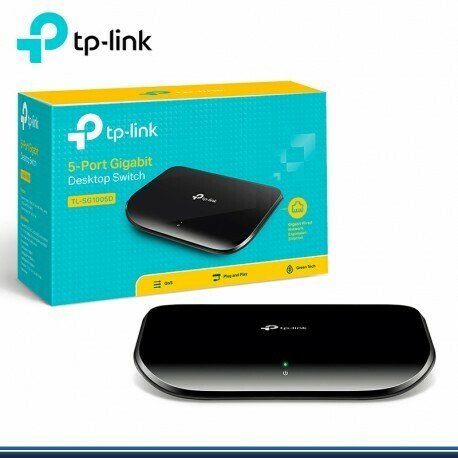Switch Tp Link SG1005D 5 Puertos 10/100/1000 Mbps Gigabit