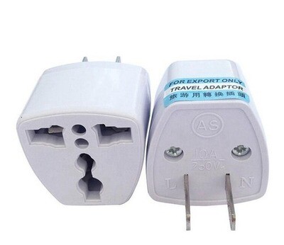 Adaptador Convertidor Europeo a Americano 2 Pin