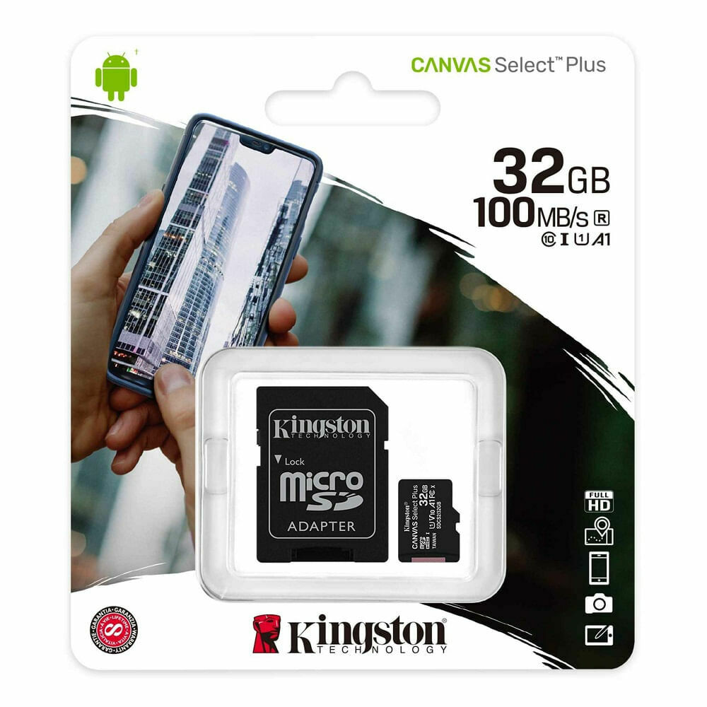 Memoria Micro Sd Hc 32gb Kingston Clase 10 Original