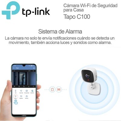Camara Seguridad Wifi Tplink Tapo C100 1080p Hd Inalambrica