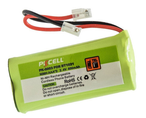 Pila Bateria para Telefono Inalambrico Bt1021 Ni-hm 2.4v 600 Mah