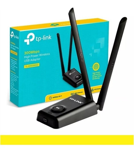 Adaptador Usb Inalámbrico Tp-link TL-WN8200ND de Alta Potencia 300mbps