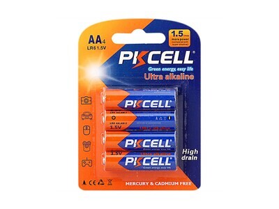 Batería Pila Doble AA 1.5v Alcalina Pkcell