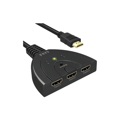SWITCH HDMI 1 A 3 con cola 4K Ultra HD Agiler
