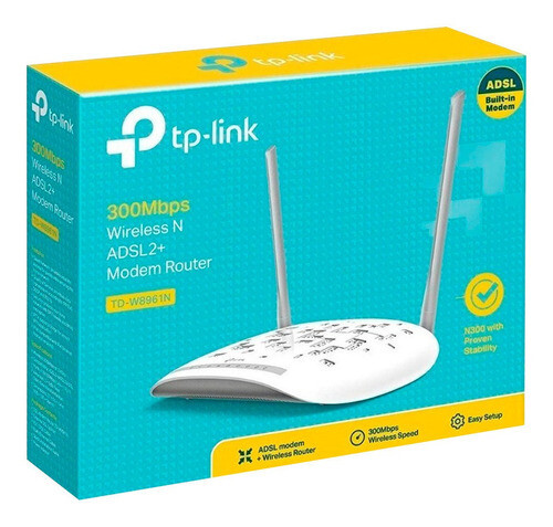 Modem Router Tp Link TD-W8961N 300mb Wifi para Aba Cantv Internet