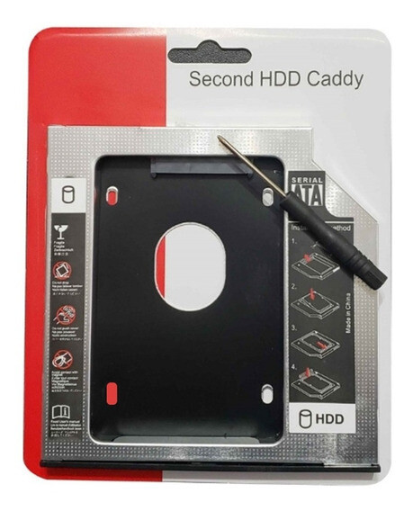 Caddy Ssd (adaptador Segundo Disco Duro)  2.5 SATA HD - 9.5mm