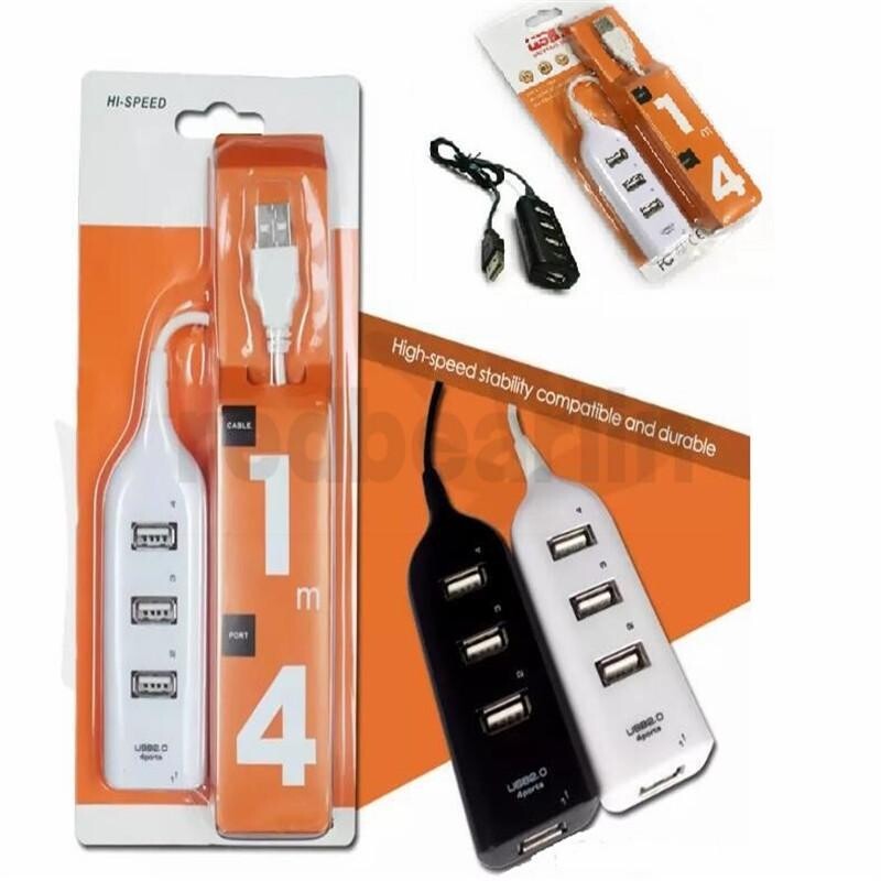 Hub Usb 1.1 2.0 4 Puertos Pc Laptop