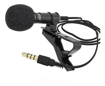 Micrófono Lavalier para Celulares 3.5mm