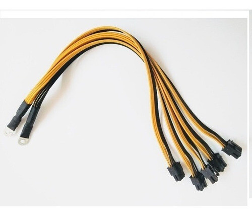 Cable Ramal 6 Pin De 5 Conectores Macho Para Fuente De Poder Atminer/Bitmain