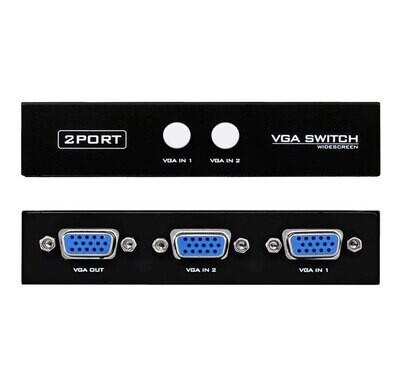 Switch  2 Puertos Vga Video 2 en 1