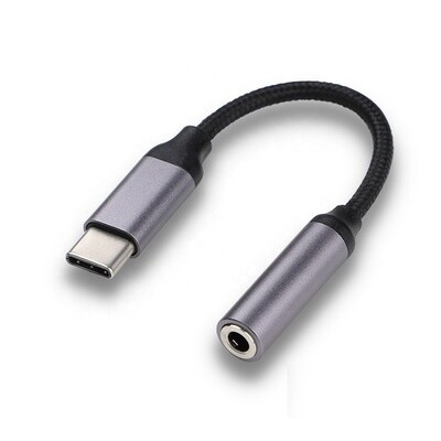 Cable adaptador tipo C a puerto de Audio, auriculares de 3.5mm